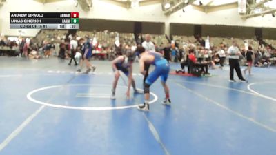 134-H lbs Consi Of 16 #1 - Andrew DiPaolo, AMERICAN MMA AND WRESTLING vs Lucas Gingrich, Hammonton