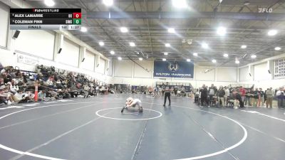 138 lbs Final - Alex Lamarre, Bristol Central vs Coleman Finn, Simsbury