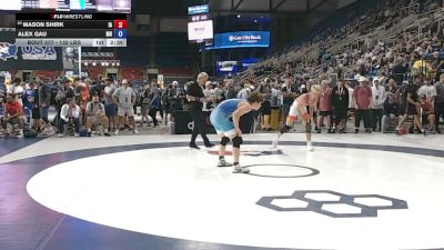 132 lbs Champ. Rd Of 128 - Mason Shirk, Iowa vs Alex Gau, Minnesota
