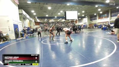 175 lbs Cons. Round 2 - Antonio Arias, Corona High School vs Brando MosQueda, Servite