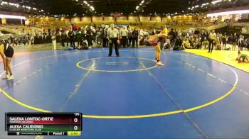 170 lbs Semifinal - Salexa Lontoc-Ortiz, Freedom Orlando vs Alexa Calidonio, Flagler Wrestling Club