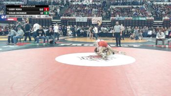 Quarterfinal - Colin Hickman, Lincoln County (Eureka) vs Cody Kuka, Glasgow
