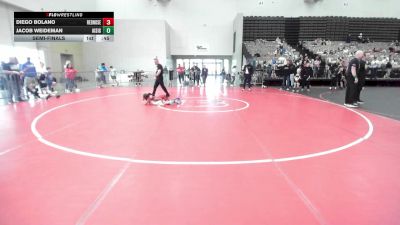 54-B2 lbs Semifinal - Diego Bolano, RedNose Wrestling School vs Jacob Weideman, All I See Is Gold Academy
