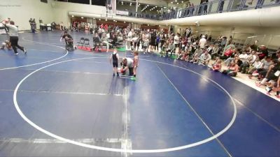 40-43 lbs Round 1 - Charlie Beus, Warrior Wrestling Club vs William (Trey) Mackintosh, Aviator Wrestling Academy