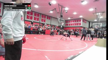 98 lbs Round Of 16 - Austin Johnson, Poteau vs Triton Lee, Bartlesville