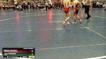 120 lbs Champ. Round 2 - Brody Schmitt, MWC Wrestling Academy vs Cain Rodgers, THWC