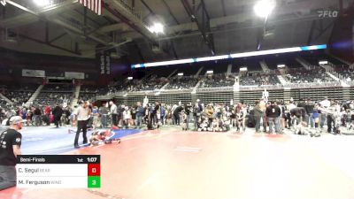 73 lbs Semifinal - Carter Segul, Bear Cave vs Michael Ferguson, Windy City WC