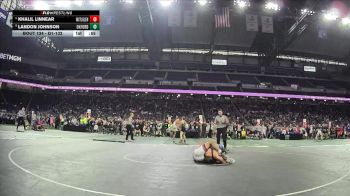 D1-132 lbs Cons. Round 1 - Khalil Linnear, Westland John Glenn vs Landon Johnson, Oxford