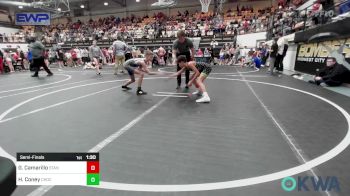 84 lbs Semifinal - Gus Camarillo, Standfast OKC vs Hunter Coney, Choctaw Ironman Youth Wrestling