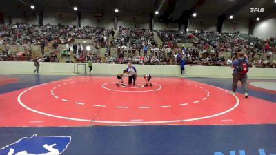 46 lbs Quarterfinal - Carter Yates, Dendy Trained Wrestling vs Hudson Sellars, South Georgia Takedown Club