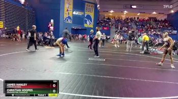 120 lbs Cons. Round 2 - James Hanley, Landon School vs Christian Hoopes, Washington Township
