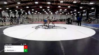 138 lbs Prelims - Dominic Parker, WV vs Antonio Rodrigues, MD