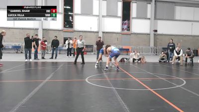 155 lbs 1st Place Match - Gabriel Shaw, Outlaw Wrestling Club vs Lucca Villa, TW Wrestling