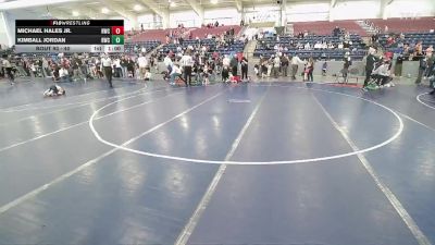 40 lbs Champ. Round 2 - Michael Hales Jr., JWC vs Kimball Jordan, Bennett Wrestling Club