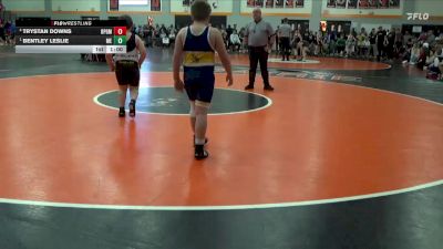 125 lbs Round 3 - Bentley Leslie, Midland Eagles vs Trystan Downs, Belle Plaine Gold Medal