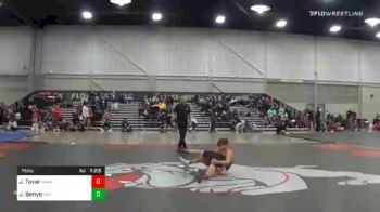76 lbs 3rd Place - Jovanni Tovar, Miami Wrestling Club vs Jake Benyo, Mat Assassins Wrestling Club