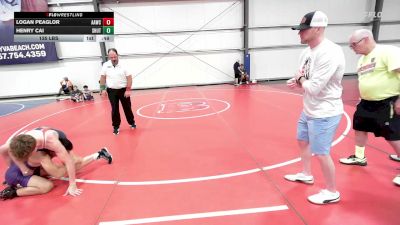 135 lbs Rr Rnd 2 - Logan Peaglor, All-American Wrestling Club MS vs Henry Cai, Team Shutt Dethrone