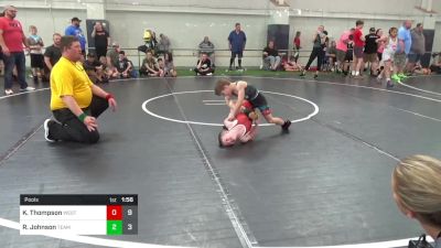 55 lbs Pools - Kayden Thompson, West Virginia Wild vs Ryker Johnson, Team Gotcha