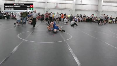 115 lbs Round 7 (8 Team) - Harrison Osborne, Mat Assassins Red vs Reed Lynch, CTWHALE Green