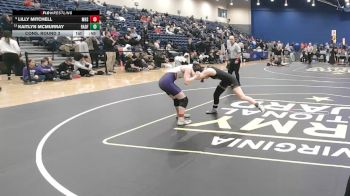 120 lbs Cons. Round 3 - Lilly Mitchell, Mechanicsville vs Kaitlyn McMurray, Radford