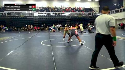 174 lbs Champ. Round 2 - Steven Castro, Lemoore College vs Ethan Caudillo, Fresno City College