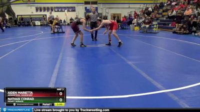 JV-13 lbs Round 3 - Nathan Conrad, Mount Vernon vs Aiden Marietta, Assumption, Davenport