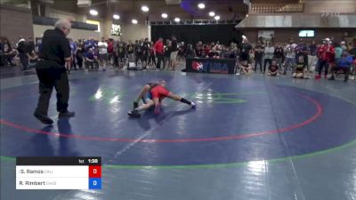 41 kg Quarters - Sky Ramos, California vs Rhys Rimbert, Chugach Eagles Wrestling Club