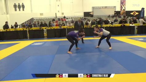 Christina E Blue vs SARAH J. CHOLEVA 2024 World IBJJF Jiu-Jitsu No-Gi Championship