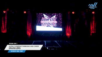 Alpha Company Tumbling and Cheer - Sparklers [2024 L1.1 Mini - PREP Day 1] 2024 JAMfest Cheer Super Nationals