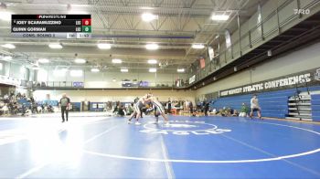 197 lbs Cons. Round 2 - Joey Scaramuzzino, Lake Erie vs Quinn Gorman, Lake Erie