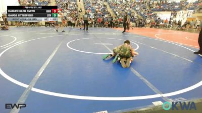 58 lbs Quarterfinal - Hadley-Glen Smith, Anno Youth Wrestling vs Gauge Littlefield, Coweta Tiger Wrestling
