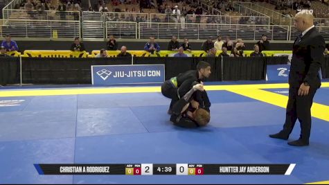 Huntter Jay Anderson vs Christian A Rodriguez 2025 Pan Jiu Jitsu IBJJF Championship