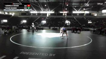 Girls 125 lbs 1st Place Match - Gabrielle Berger, Granger (Girls) vs Bailee Wagner, Sumner (Girls)