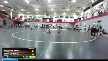 141 lbs Cons. Round 5 - Omar Armengol, Coker vs Carsen Richards, Lake Erie