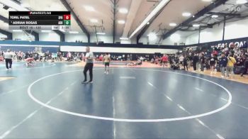 125 lbs Champ. Round 1 - Adrian Rosas, Adrian vs Toril Patel, Springfield College