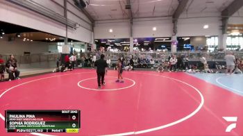 75 lbs Champ. Round 2 - Sophia Rodriguez, Gracie Barra Westchase Wrestling Club vs Paulina Pina, Dead Shot Wrestling Club
