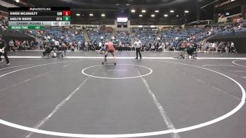 184 lbs Champ. Round 1 - Owen McAnulty, Cowley College vs Jaelyn Sides, Ottawa University