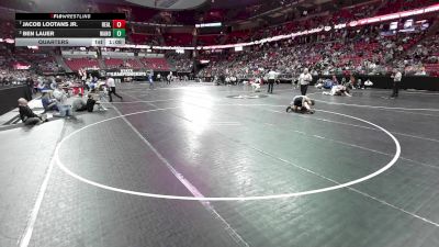 150 lbs Quarters - Jacob Lootans Jr., Regis/Altoona vs Ben Lauer, Waukesha North