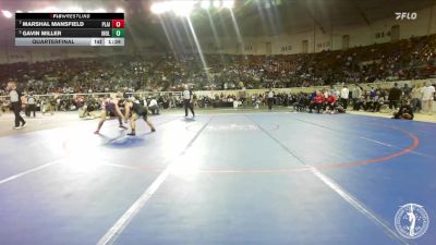 B4A-120 lbs Quarterfinal - Marshal Mansfield, Plainview vs Gavin Miller, Inola