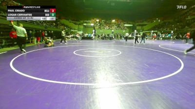 132 lbs Consi Of 16 #2 - Paul Criado, McLane vs Logan Cervantes, Highland