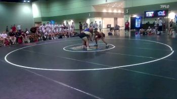 220 lbs Round 2 (6 Team) - Landon Williams, Social Circle vs Derrick Saltzman, Montana Sidney