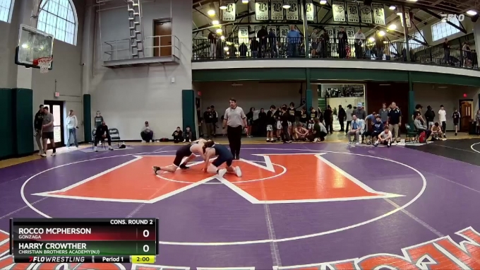 113 lbs Cons. Round 2 - Harry Crowther, Christian Brothers Academy(NJ ...
