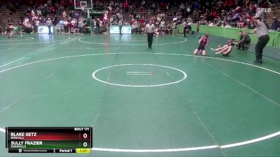 113 lbs Semifinal - Sully Frazier, Zionsville vs Blake Getz, Roncalli