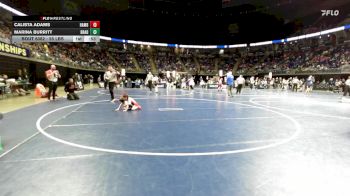 55 lbs Round Of 16 - Calista Adams, Hamburg Area vs Marina Burritt, Bradford