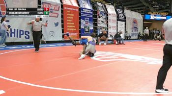 175 Class 3 lbs Champ. Round 1 - Phillip Fiagan, Lincoln College Prep vs Jordan Krumrey, Pacific