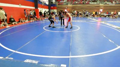 119 lbs Consi Of 8 #1 - Westin Messer, Wilburton Schools vs Tabor Reiss, Sand Springs JH (SS)