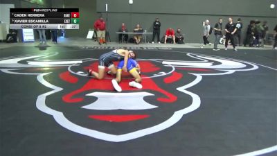 108 lbs Consi Of 8 #2 - Caden Herrera, Bakersfield vs Xavier Escamilla, Exeter Union