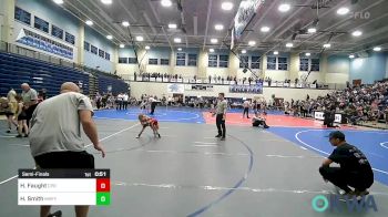 40 lbs Semifinal - Haizley Faught, Panther Youth Wrestling vs Hawkins Smith, Mountain Home Flyers
