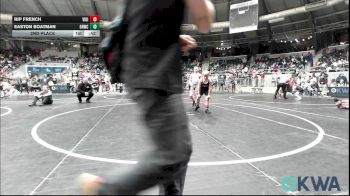 90 lbs 2nd Place - Rip French, Viking Wrestling Club vs Easton Boatman, Grover Rains Wrestling Club