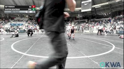 90 lbs 2nd Place - Rip French, Viking Wrestling Club vs Easton Boatman, Grover Rains Wrestling Club
